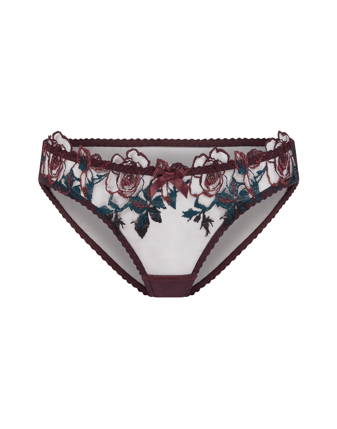 Callypso Full Brief Plum/Green | Agent Provocateur