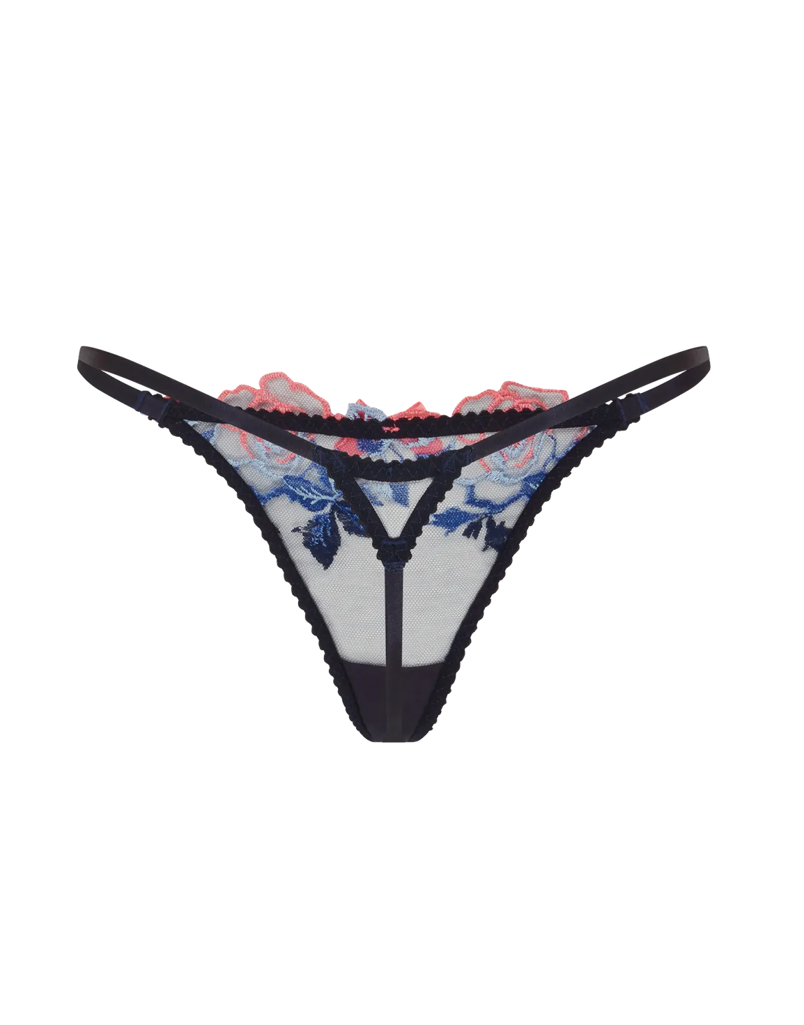 Callypso Thong Blue/Multi | Agent Provocateur
