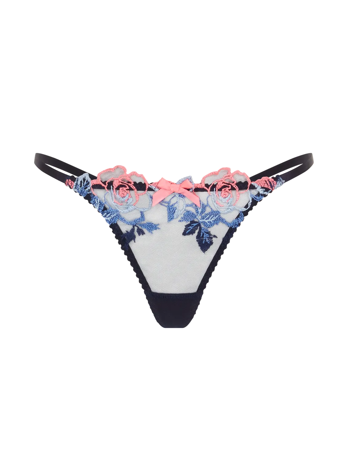 Callypso Thong Blue/Multi | Agent Provocateur