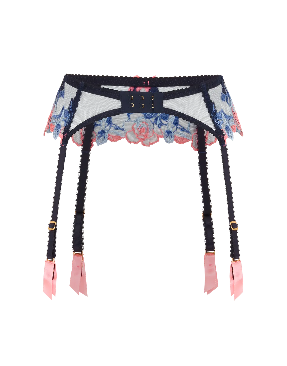 Callypso Suspender Blue/Multi | Agent Provocateur