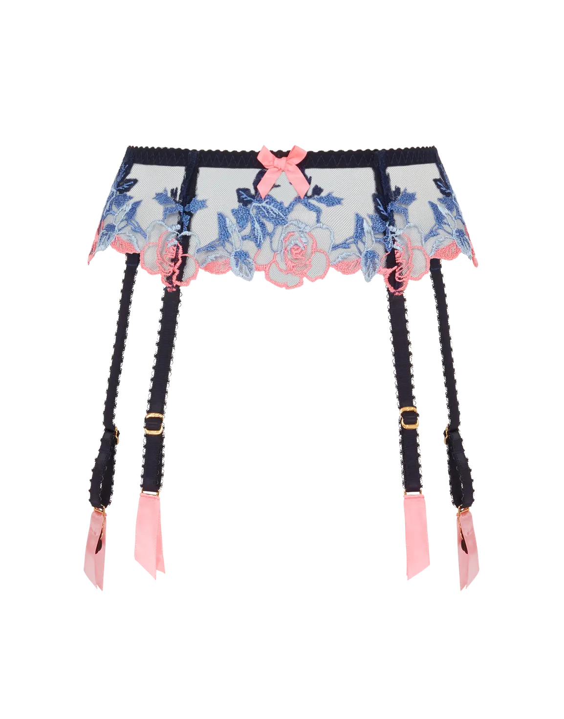 Callypso Suspender Blue/Multi | Agent Provocateur
