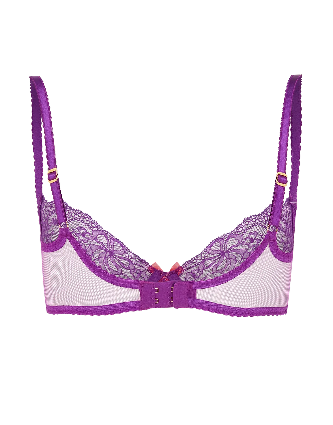 Isedora Plunge Underwired Bra Purple/Pink | Agent Provocateur