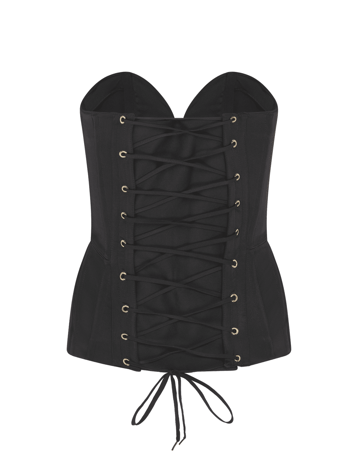 Gena Satin Corset Black Gena Satin | Agent Provocateur