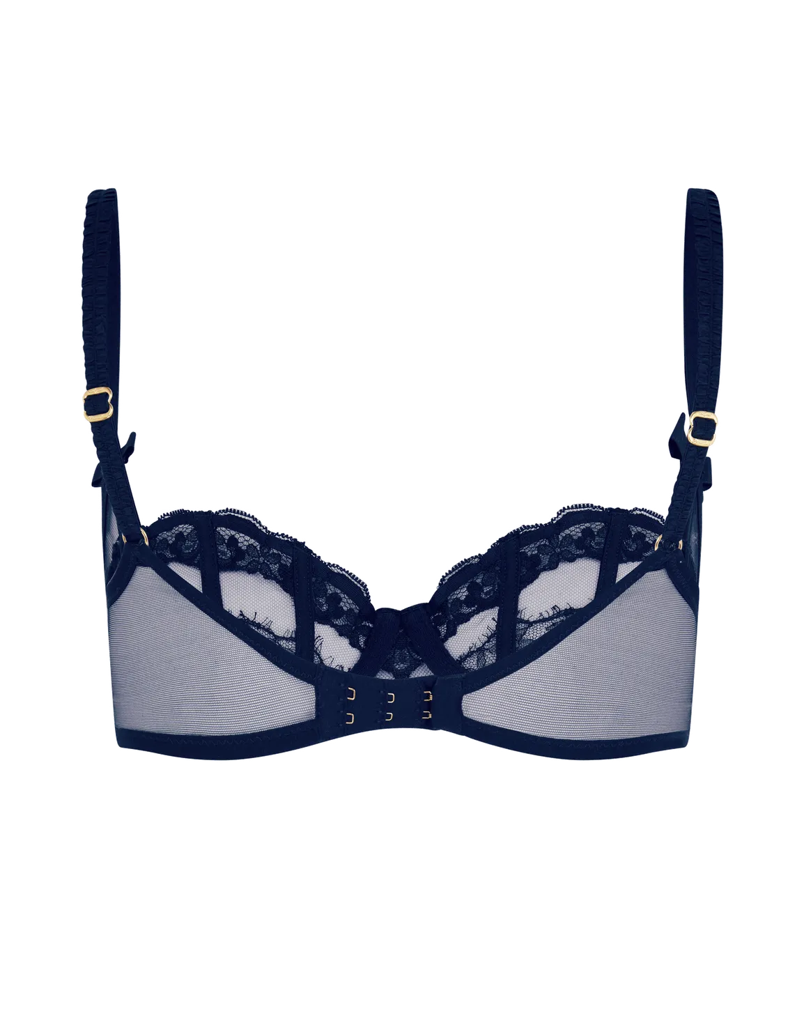 Mariann Balconette Underwired Bra Navy/Navy | Agent Provocateur