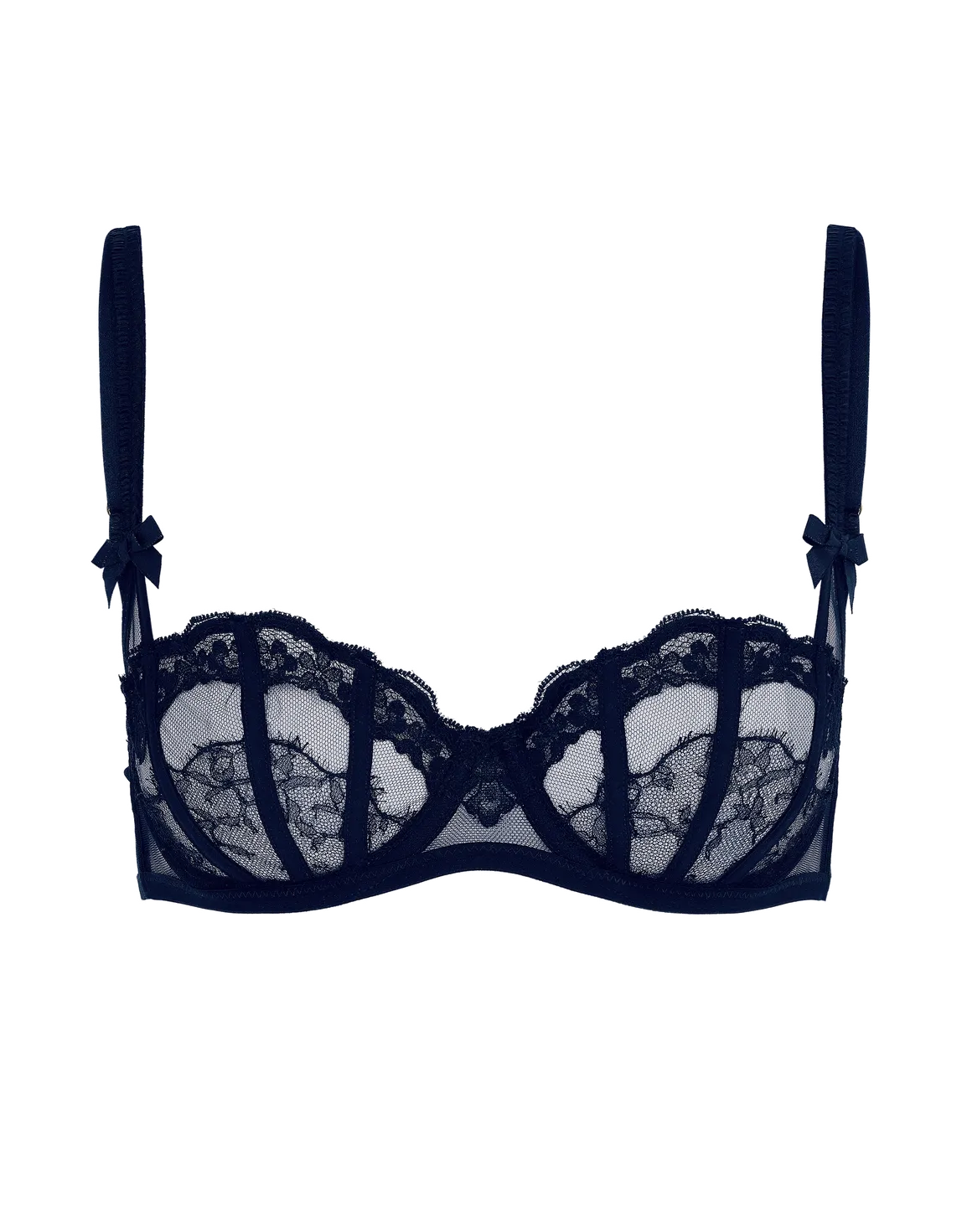 Mariann Balconette Underwired Bra Navy/Navy | Agent Provocateur