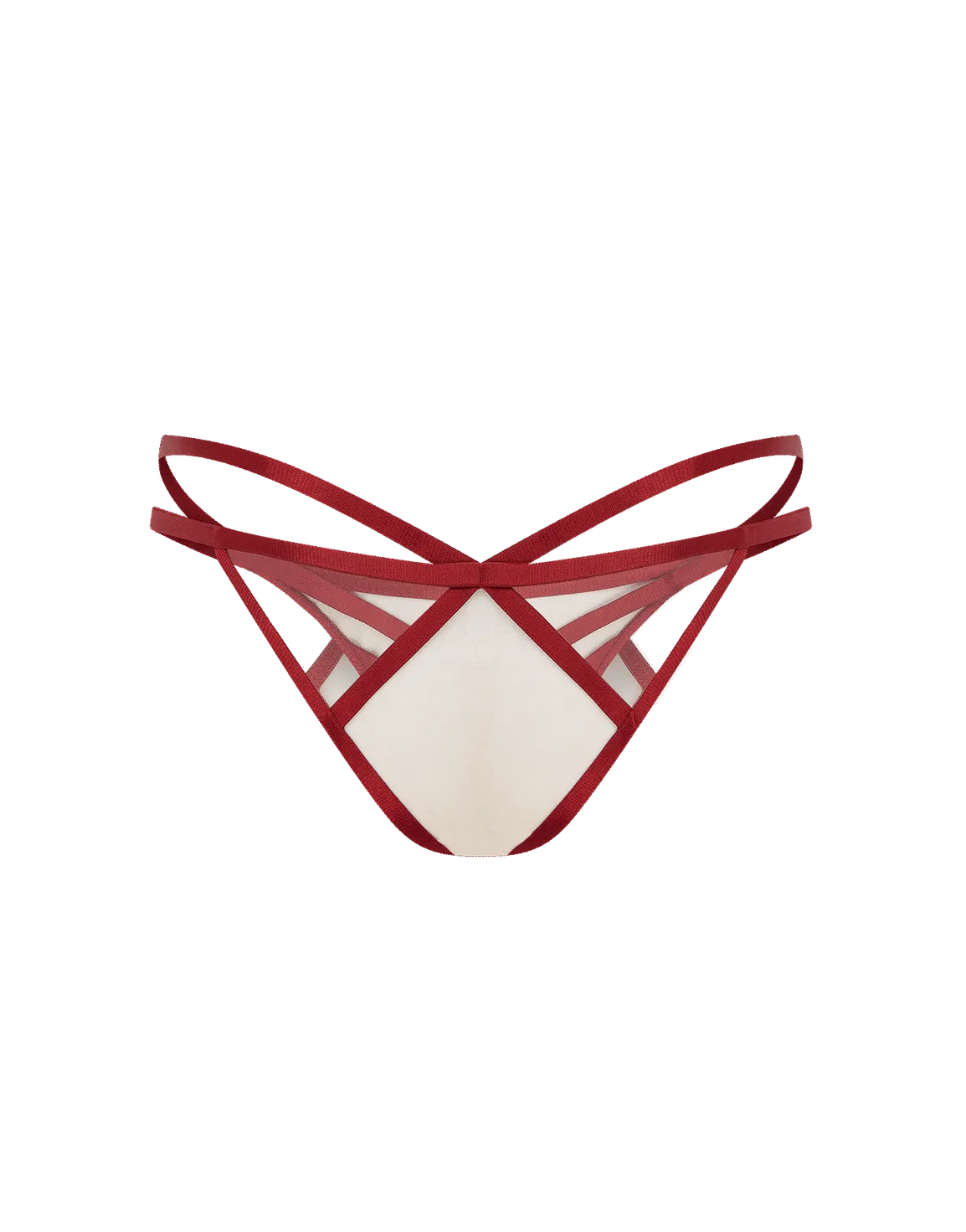 Briella Full Brief Burgundy | Agent Provocateur