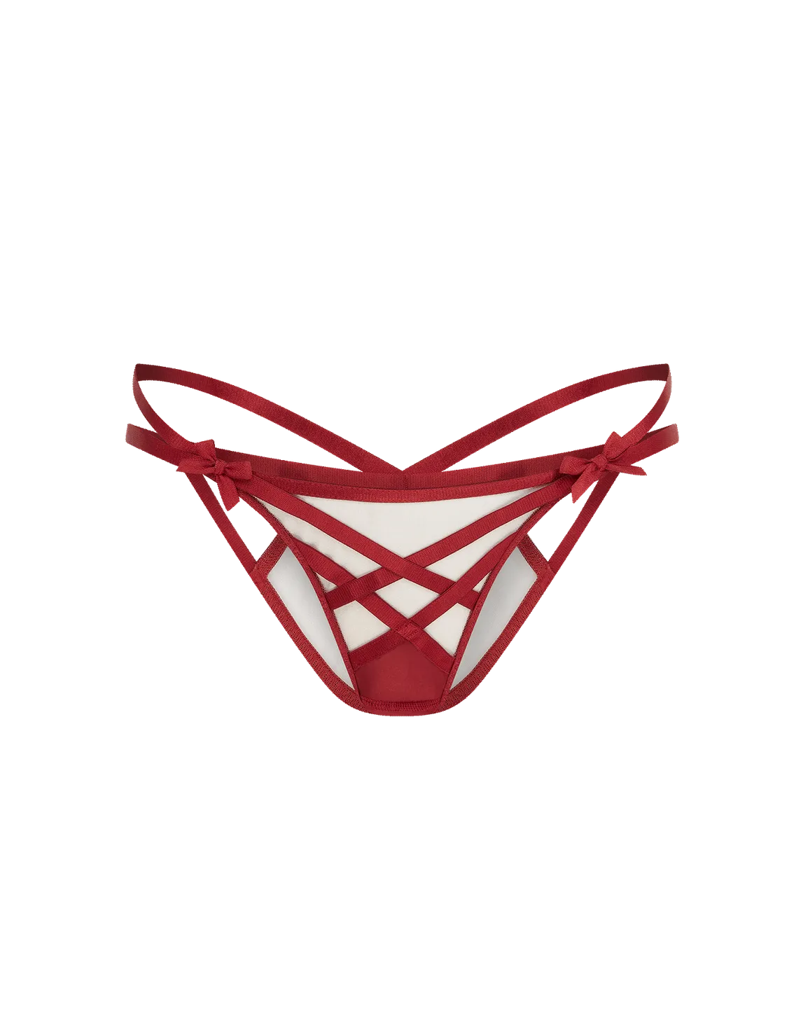 Briella Full Brief Burgundy | Agent Provocateur