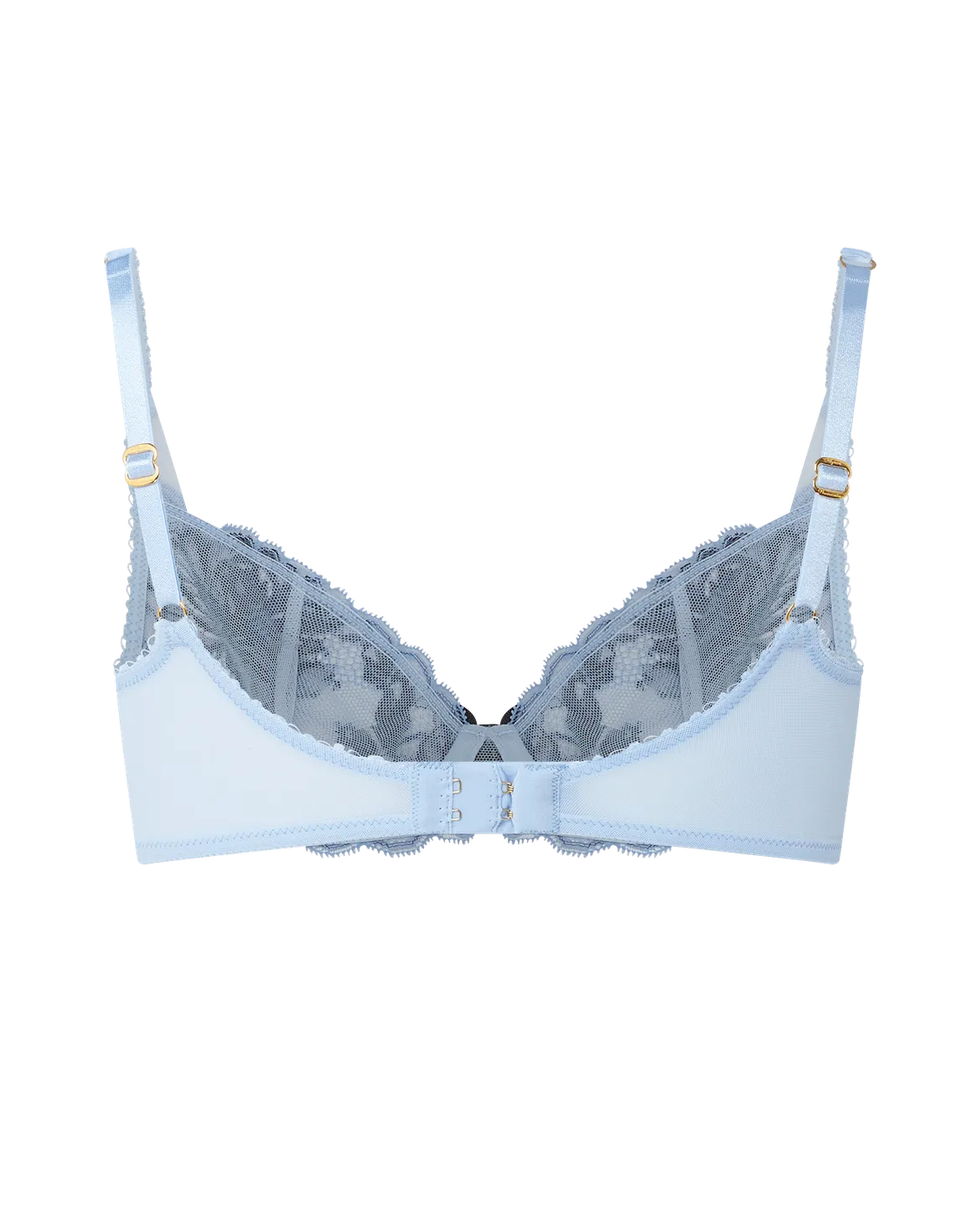 Yara Plunge Underwired Bra Blue/Black | Agent Provocateur