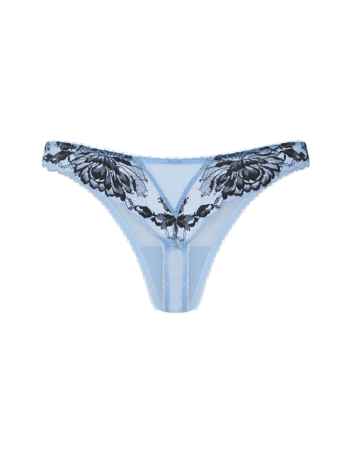 Yara Thong Blue/Black | Agent Provocateur