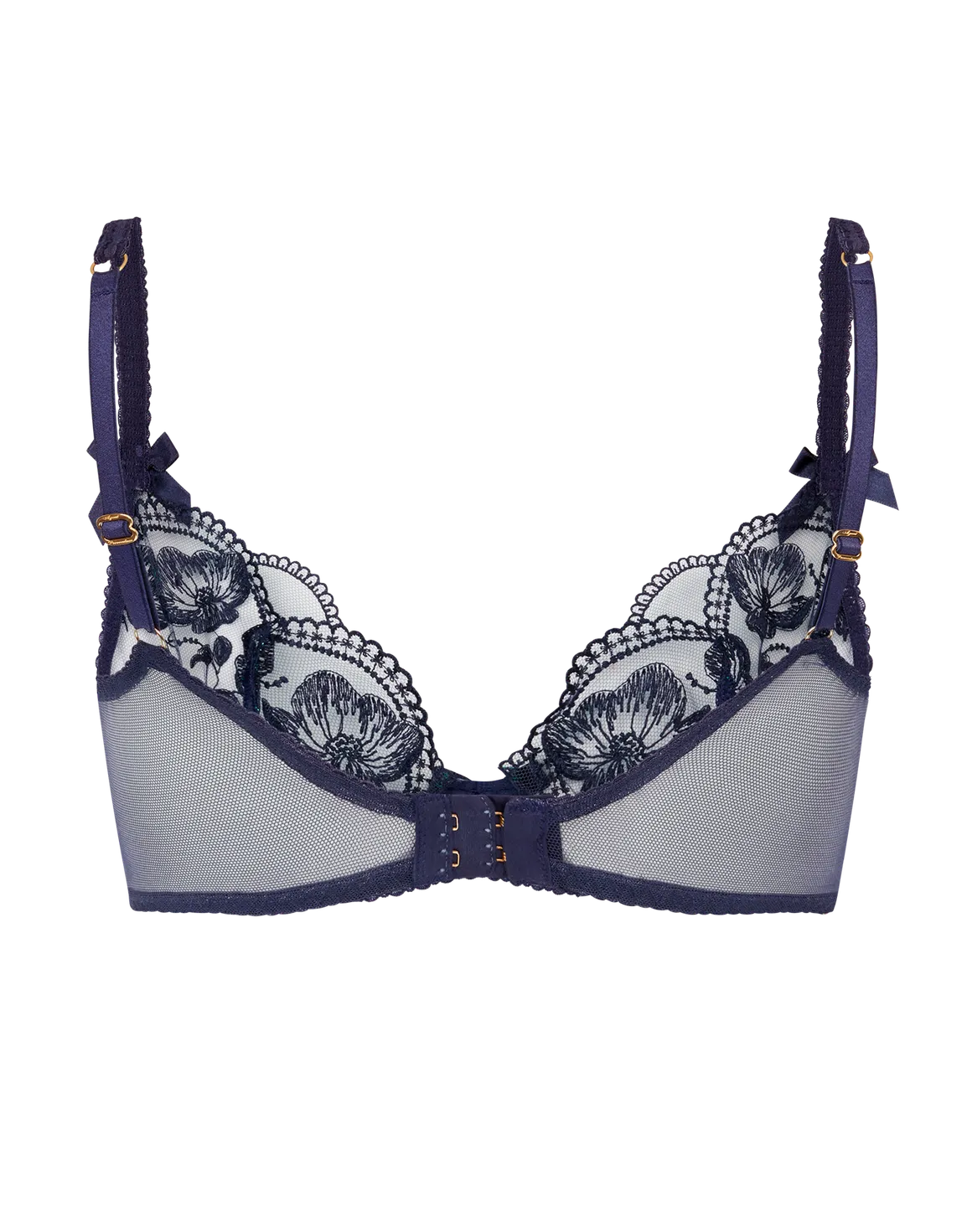 Winnette Plunge Underwired Bra Green | Agent Provocateur