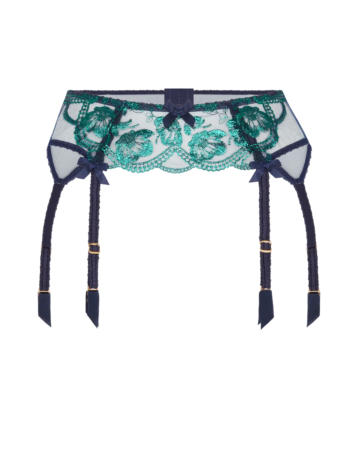 Winnette Suspender  Green | Agent Provocateur