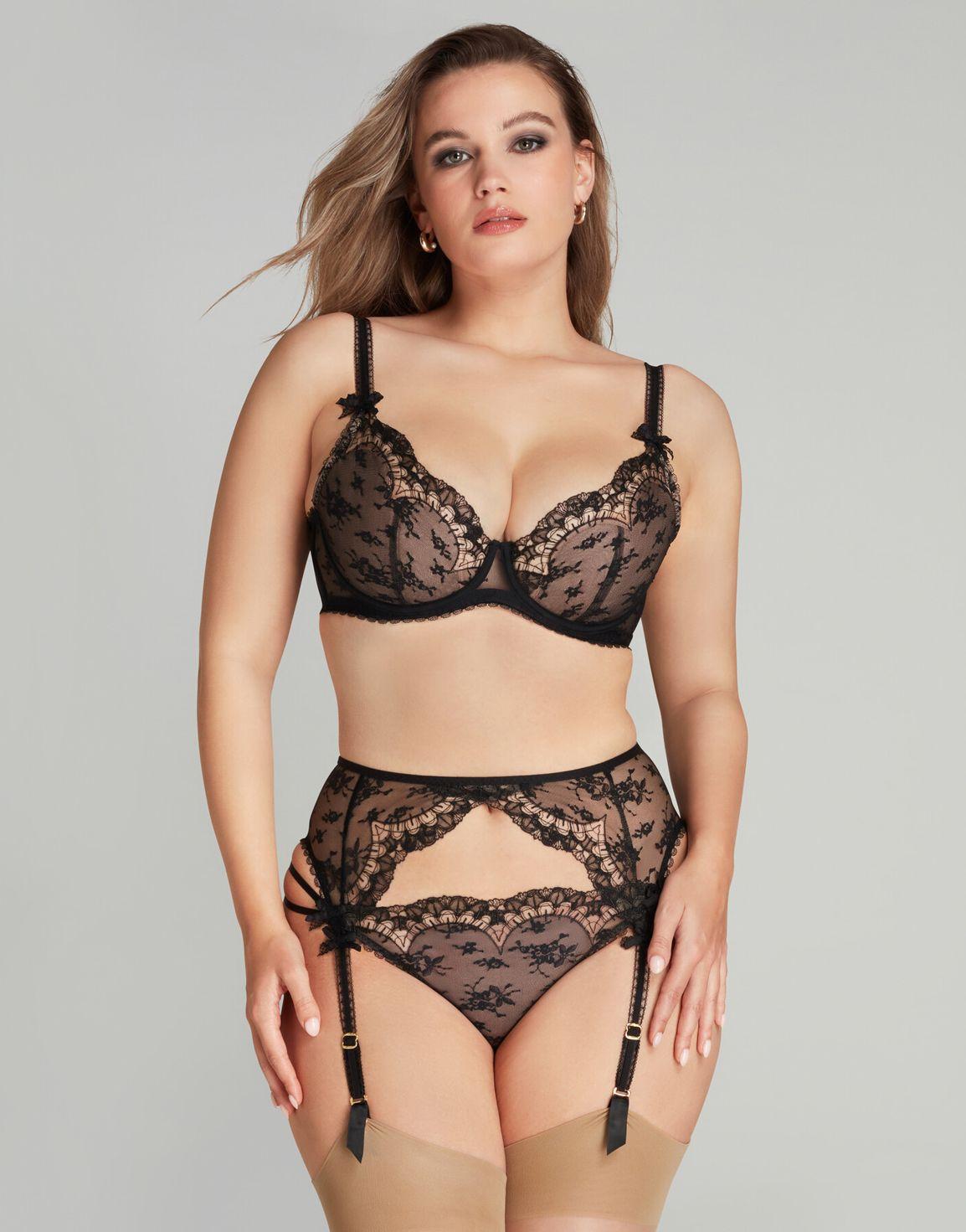 Floria Suspender Black | Agent Provocateur