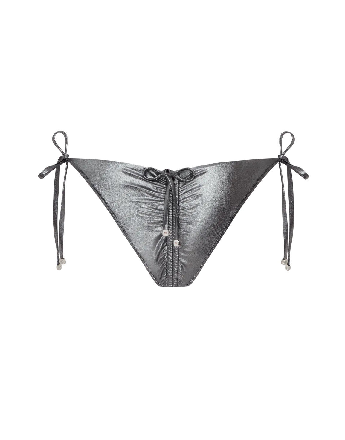Maiya Bikini Bottoms  Black/Silver | Agent Provocateur