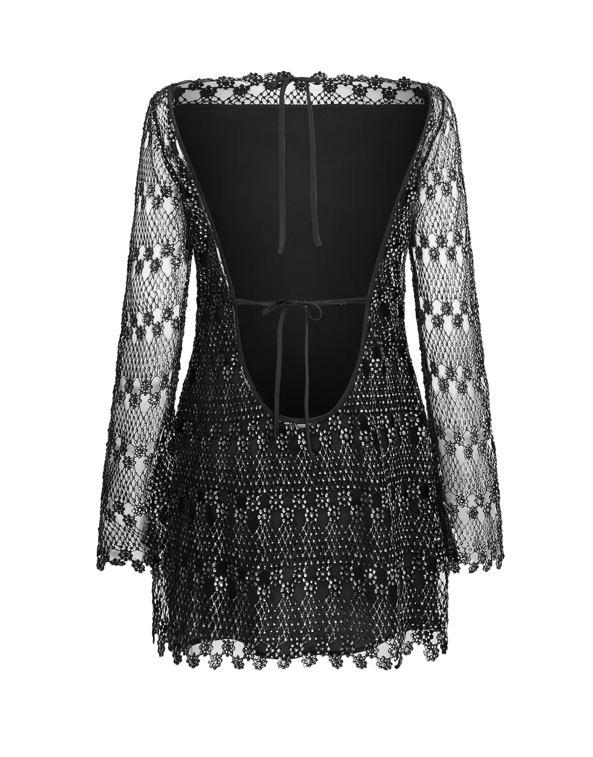 Maiya Cover Up Black/Silver | Agent Provocateur