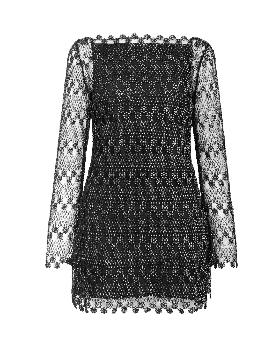Maiya Cover Up Black/Silver | Agent Provocateur
