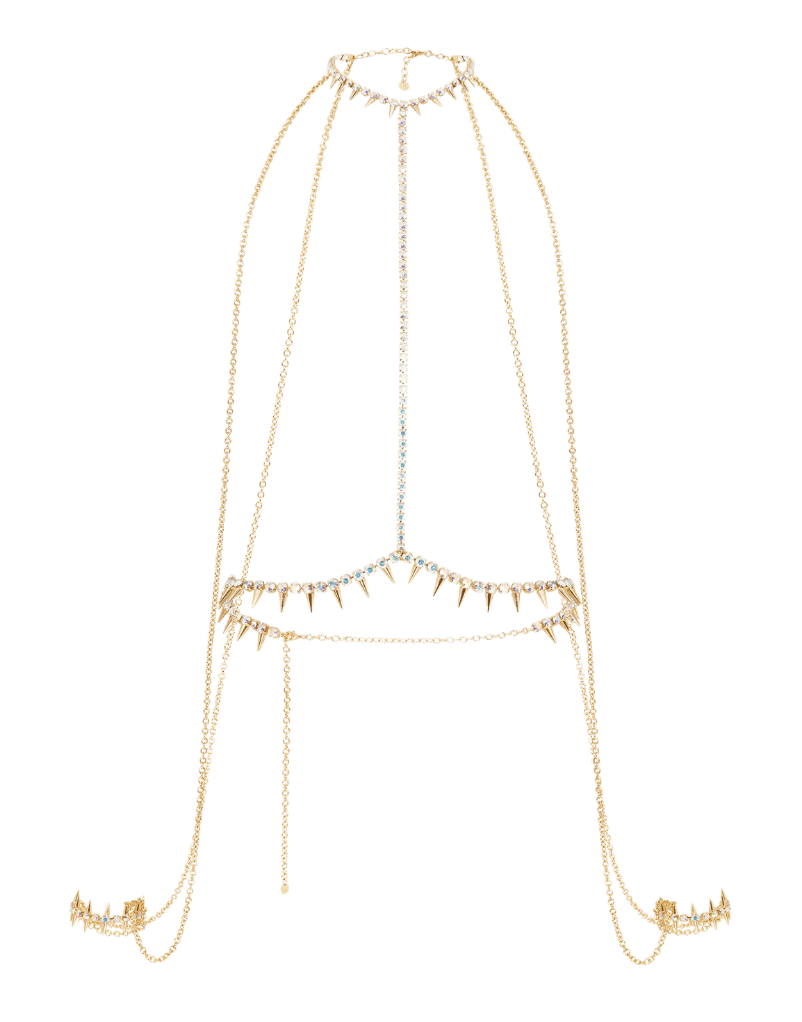 Harleigh Bodychain Gold/Iridescent | Agent Provocateur