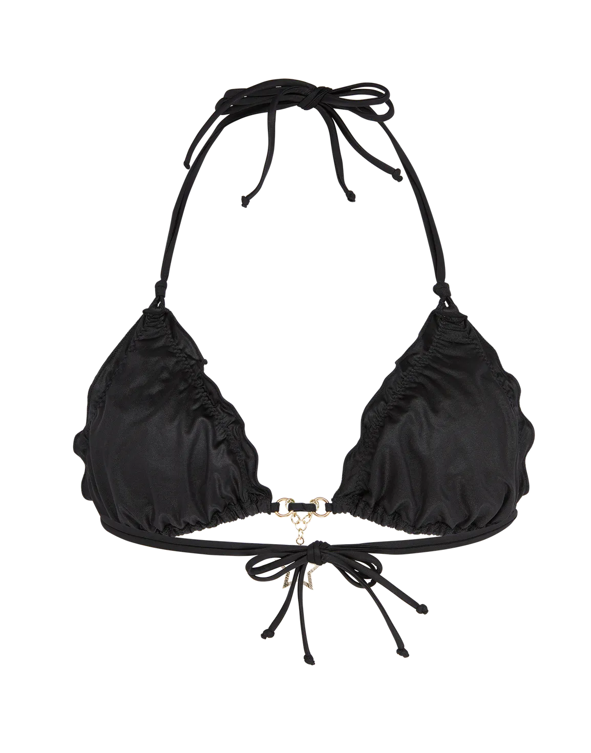 Berry 1 Bikini Top Black/Gold | Agent Provocateur