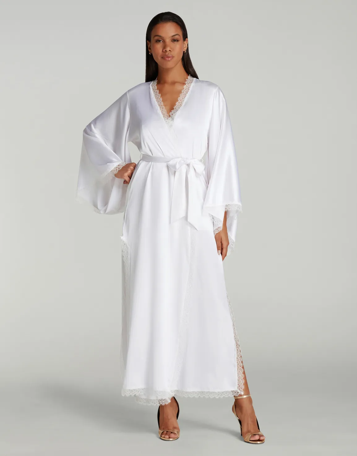 Gisele Long Kimono White | Agent Provocateur