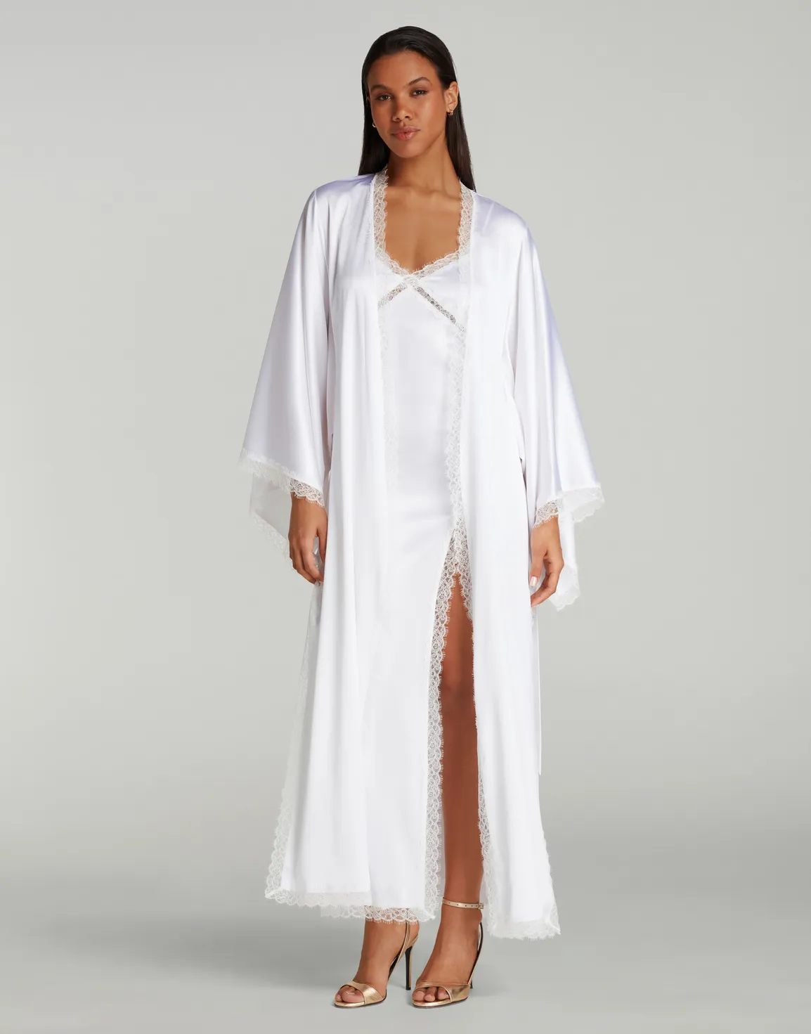 Gisele Long Kimono White | Agent Provocateur