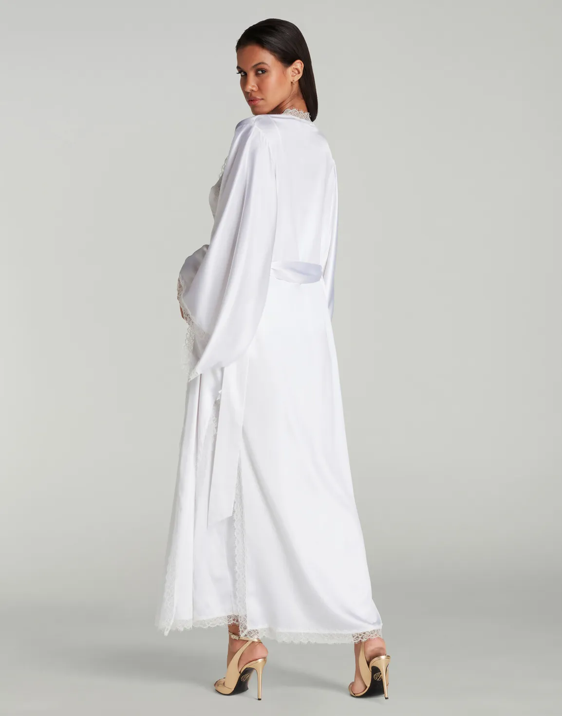 Gisele Long Kimono White | Agent Provocateur