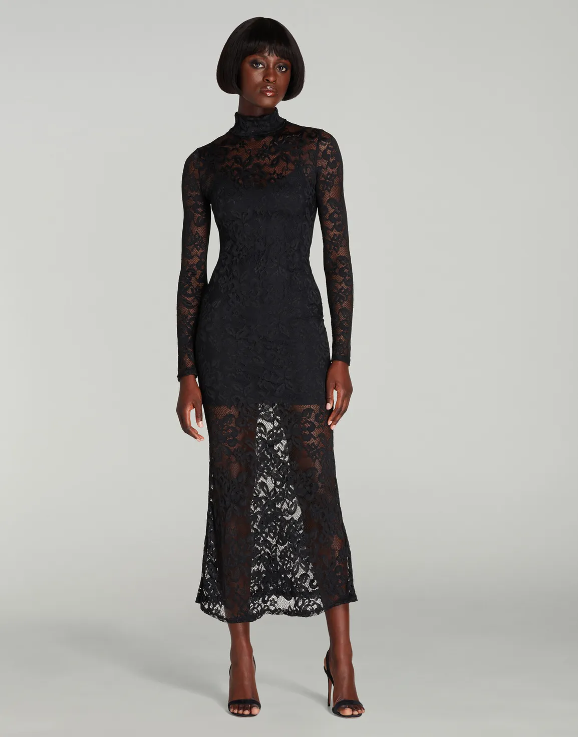 Helenia Maxi Dress Black | Agent Provocateur