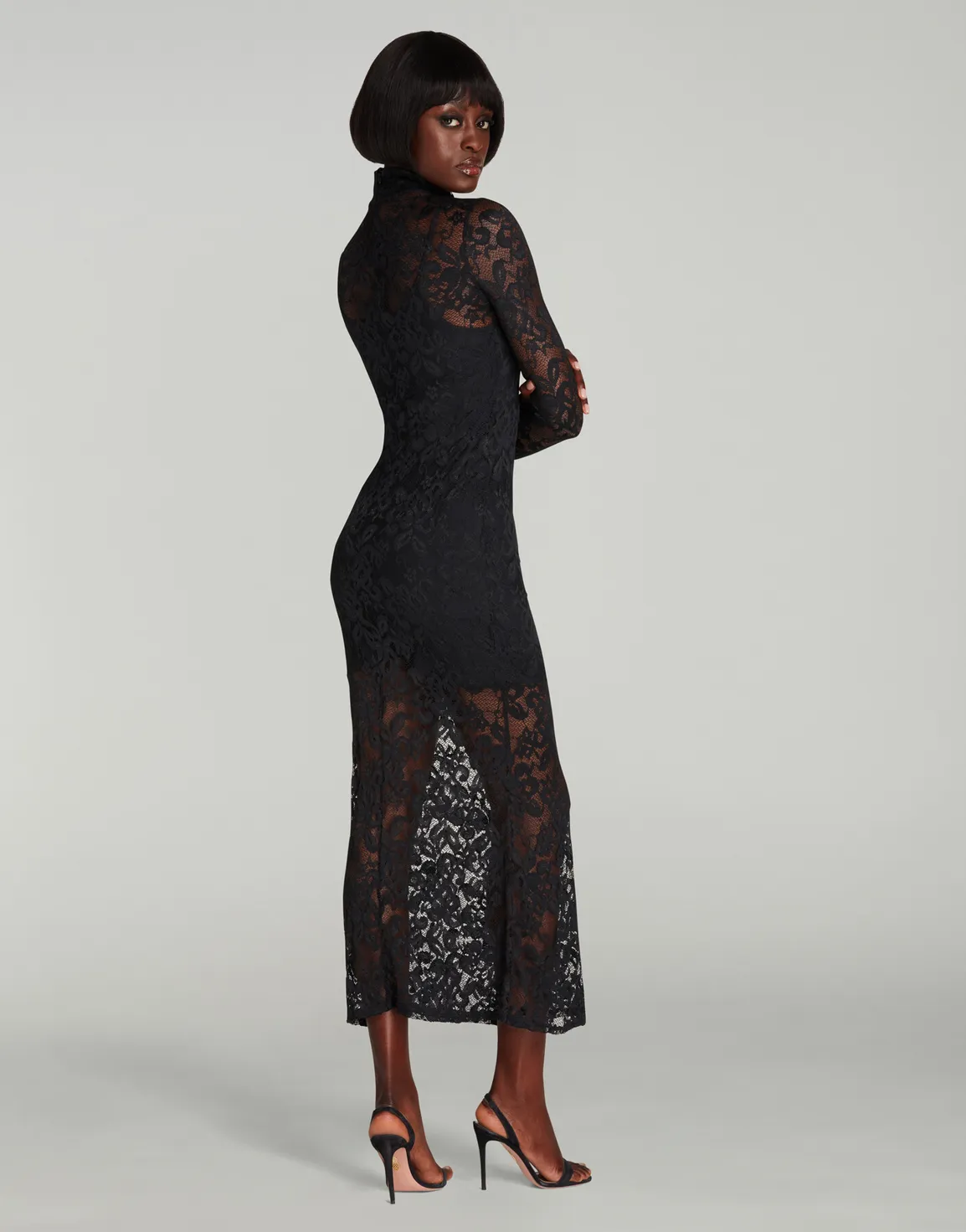 Helenia Maxi Dress Black | Agent Provocateur