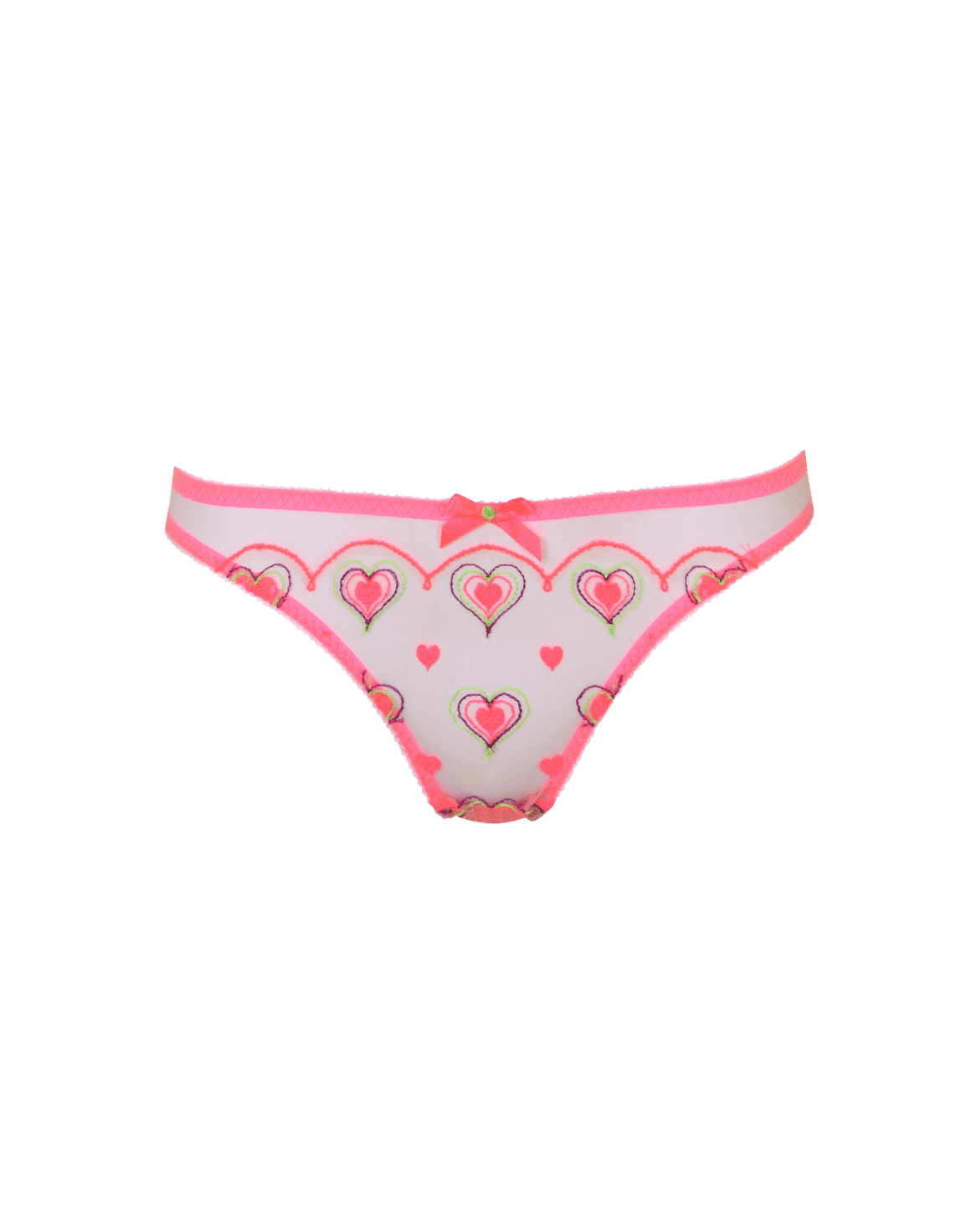Perdia Brief Nude/Neon Pink | Agent Provocateur