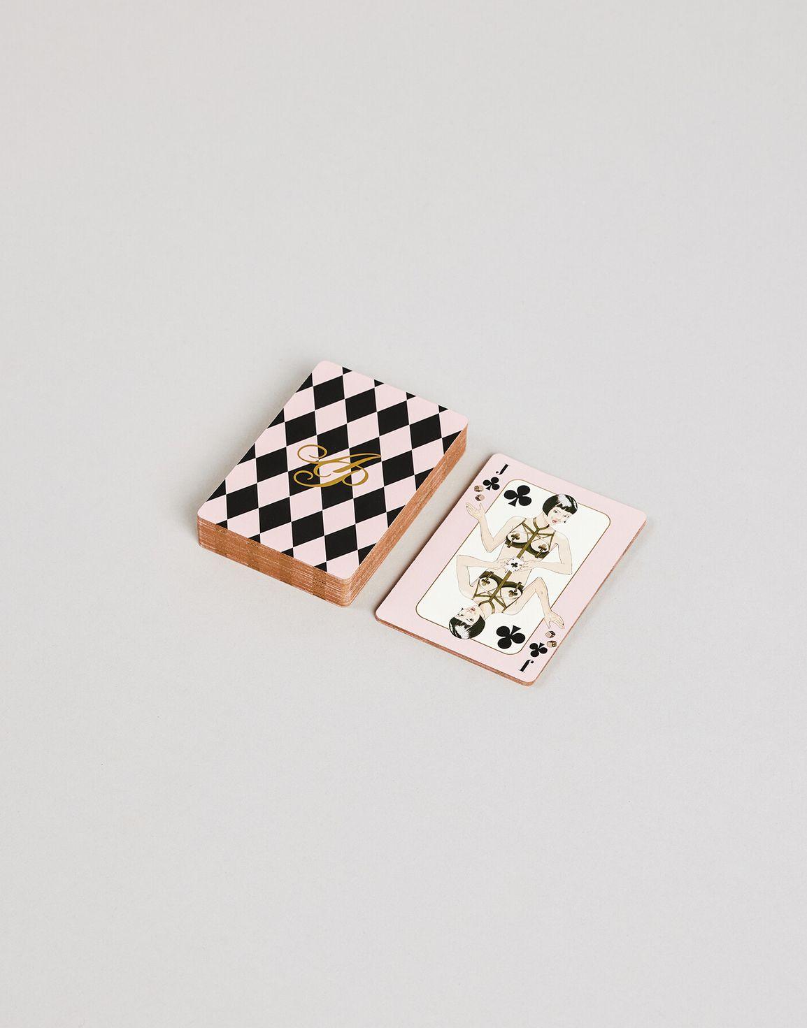 Cards Playing Cards Pink/Black | Agent Provocateur