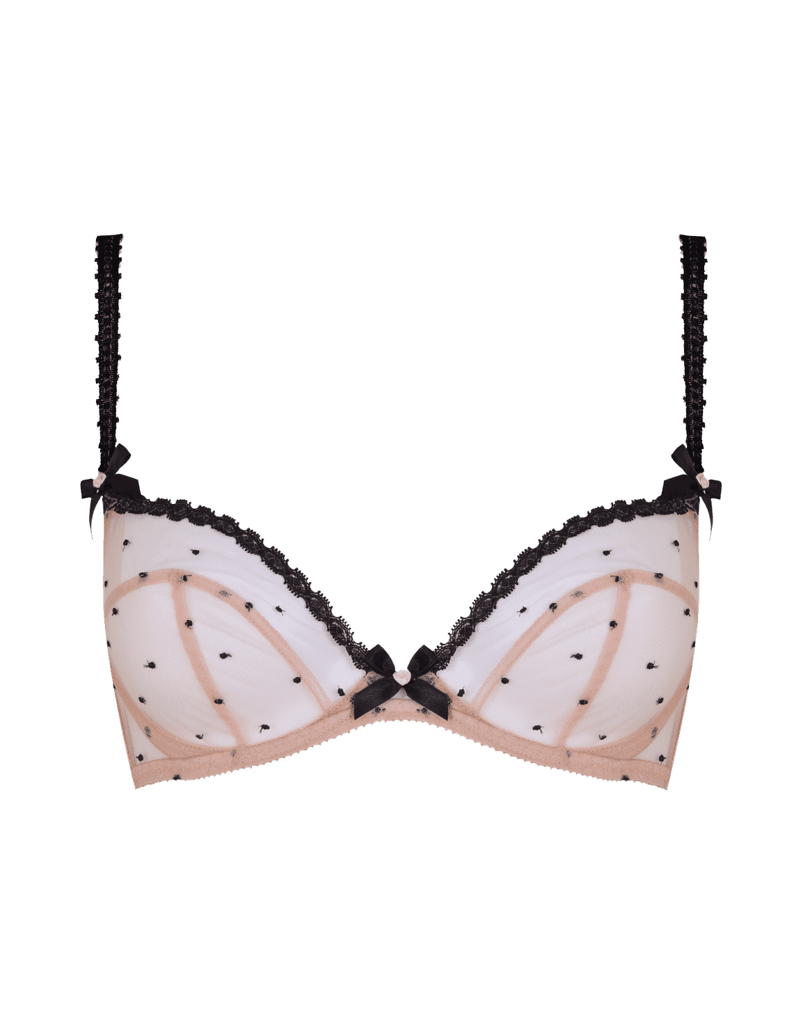 Poppie Bra Nude/Black | Agent Provocateur