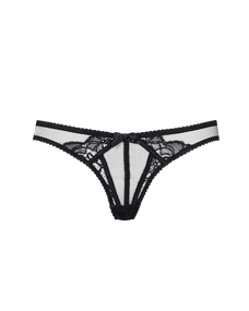 Graice Suspender in Black/Sand By Agent Provocateur All Lingerie