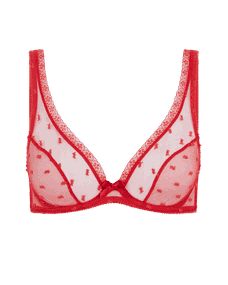 Agent Provocateur Talia High Neck Underwired Bra Red