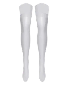 Onnix 1 Stockings in White/White | By Agent Provocateur