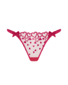String Agent Provocateur Soirée INKA Taille 2 Rouge Et Or - Neuf Avec Étiquettes