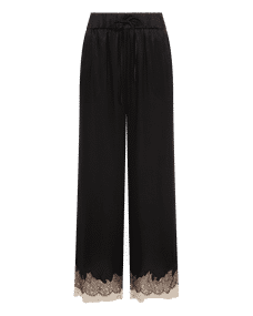 Agent Provocateur Amelea slipdress van zijde met kant • Oudroze • de Bijenkorf