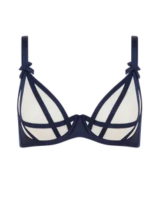 Dioni Plunge Underwired Bra in Red | By Agent Provocateur