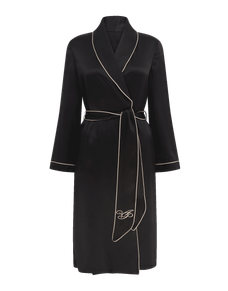 Classic PJ Dressing Gown Black | Agent Provocateur