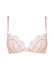 Lorna Plunge Underwired Bra Sand | Agent Provocateur