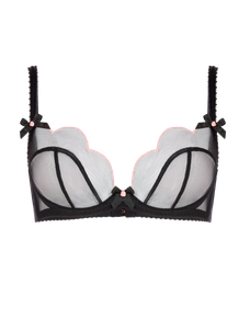 Lorna Plunge Underwired Bra Black 2 | Agent Provocateur