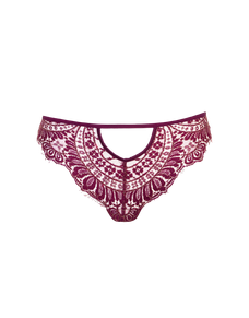 Zalia Full Brief Burgundy | Agent Provocateur