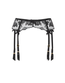 Sparkle Suspender Black | Agent Provocateur
