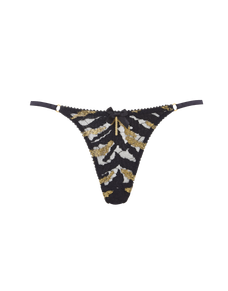 Genevieve Thong Black/Gold | Agent Provocateur