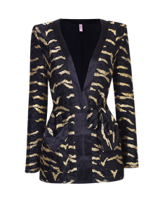 Genevieve Jacket Black/Gold | Agent Provocateur