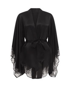 Gloria Kimono Black | Agent Provocateur