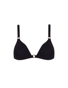Malisa Soft Cup Moulded Bikini Top Black | Agent Provocateur