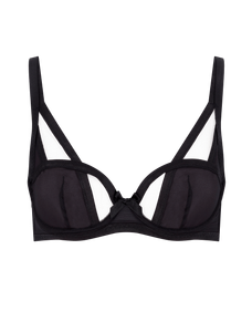 Joan Balconette Underwired Bra Black | Agent Provocateur