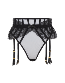 Rozlyn Suspender Thong Black | Agent Provocateur