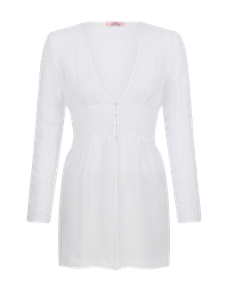 Willa Short Gown White | Agent Provocateur