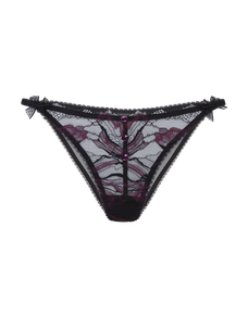 Karmen Full Brief Black/Purple Black | Agent Provocateur