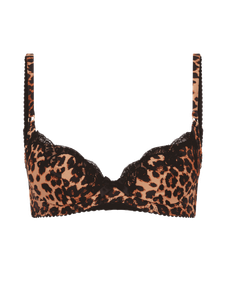 Molly Plunge Underwired Bra Leopard | Agent Provocateur
