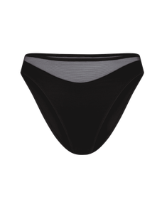 Lucky High Leg Brief Black | Agent Provocateur